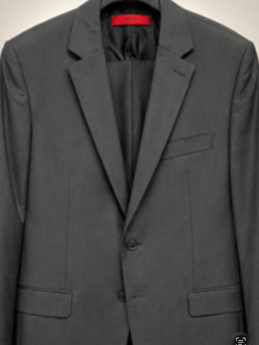 HUGO Grey Men's Two-Button Suit
